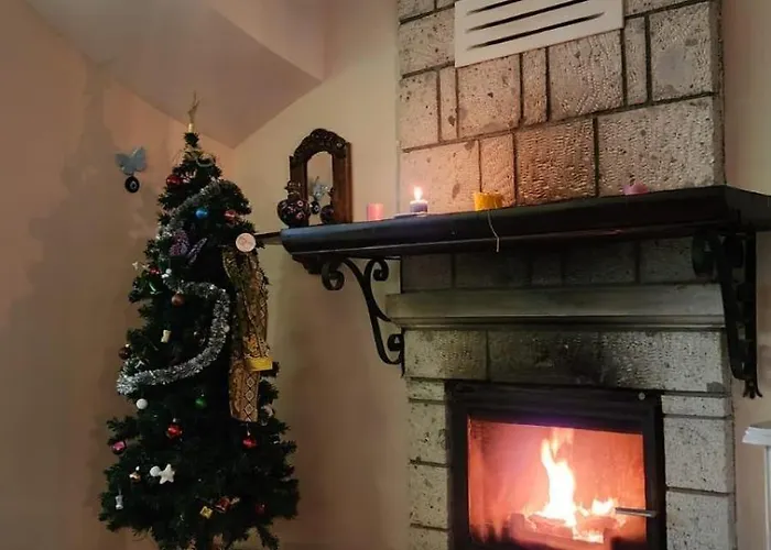 Villa Evalacati-villa Palma-şömineli- Kış Düzeninde